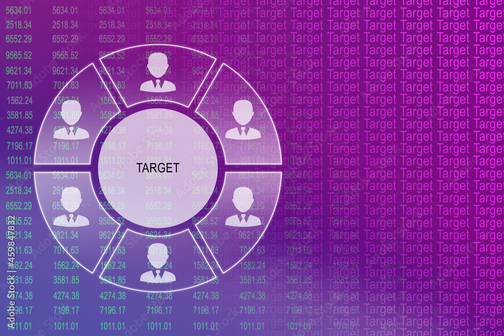 Obraz premium 2d illustration Business Network concept 