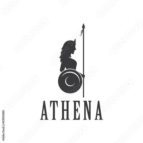 Silhouette of athena photo