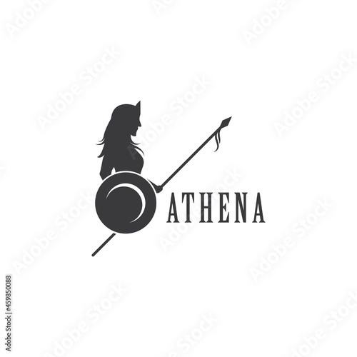 Silhouette of athena photo