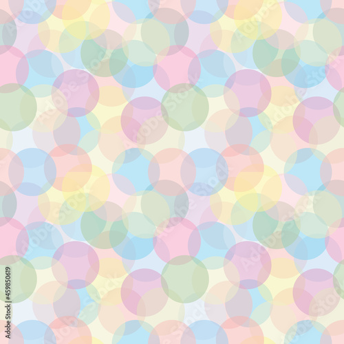 Wallpaper Mural Colorful circles vector pattern, background with dots Torontodigital.ca