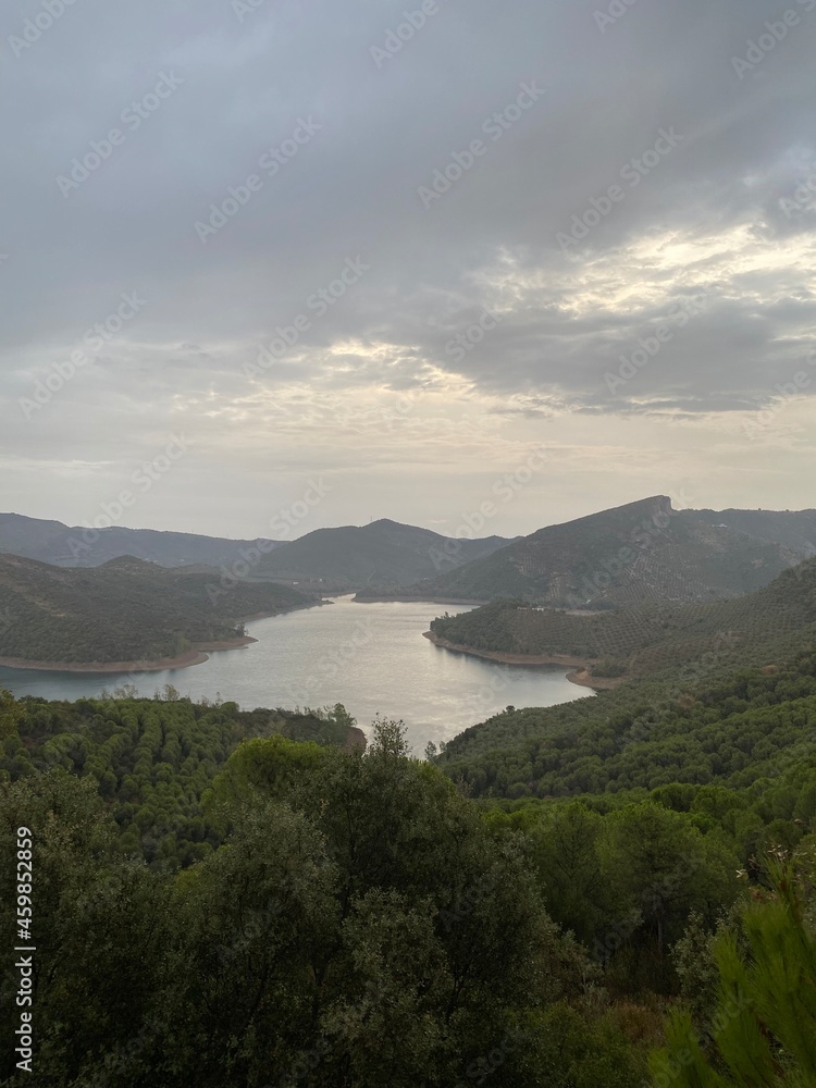 Obraz premium Embalse del Guadalmellato (Córdoba)