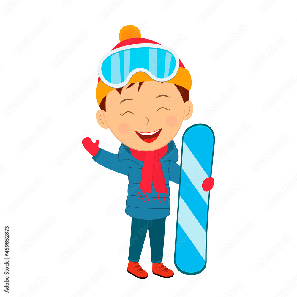 kids winter sport,snowboarding