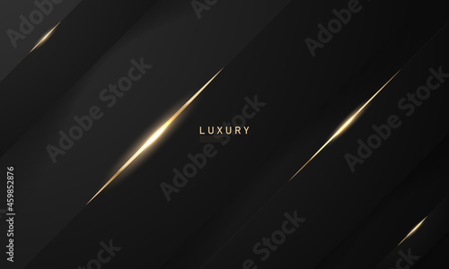 abstract black line arts background luxury white gold Modern