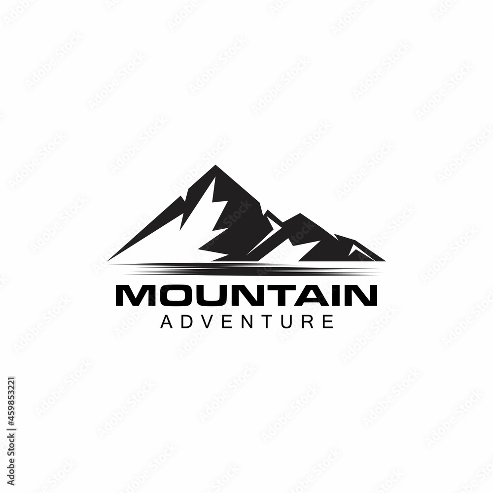 Mountain icon Logo Template Vector illustration design