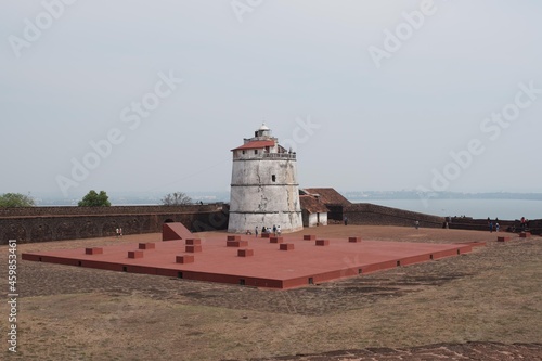 Aguada Fort, Seventeenth-Century Portuguese Fort, Sinquerim Beach, Goa, India