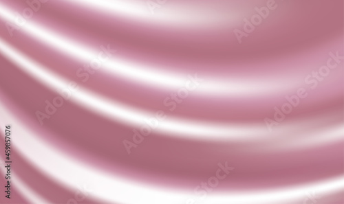 The luxury of pink fabric texture background. Abstract background luxury pink cloth or liquid wave or wavy folds of silk texture satin velvet material. Cloth soft wave. Satin, silk, and cotton. Vector