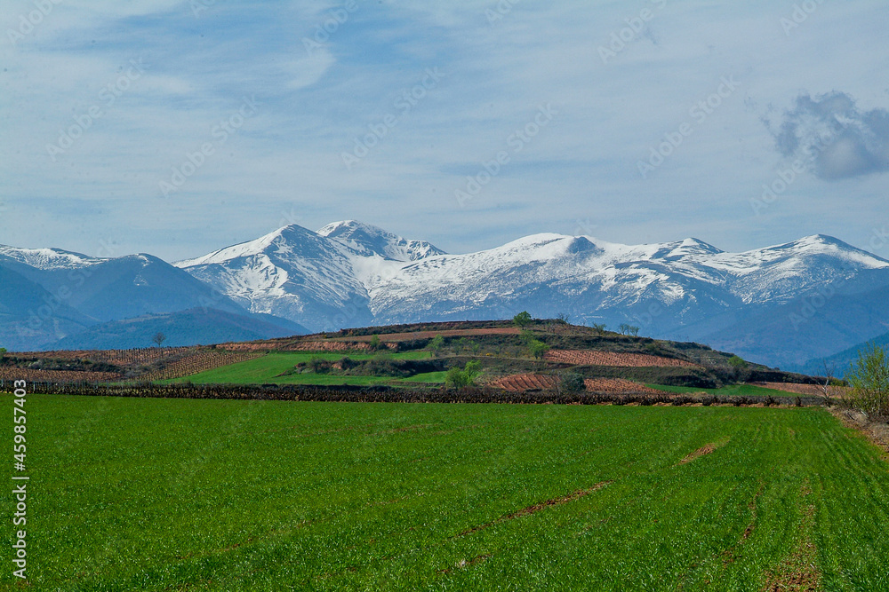 Obraz premium Paisaje Riojano en invierno