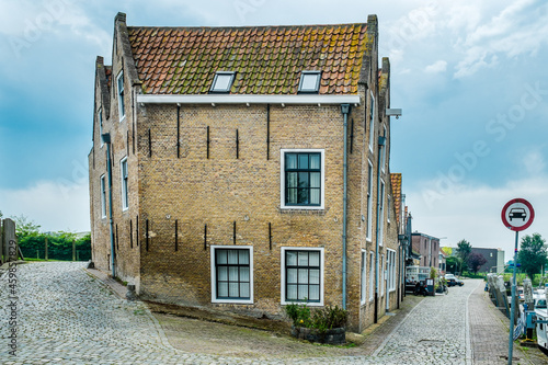 The historical harbor area of Zierikzee, Zeeland province, The Netherlands photo