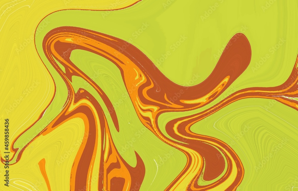 Fluid colors wallpaper. Bright colorful shapes overlap.Marbling. Marble texture. Artistic abstract colorful background. Splash of paint. Colorful fluid. Bright colors. Can be used for design packaging