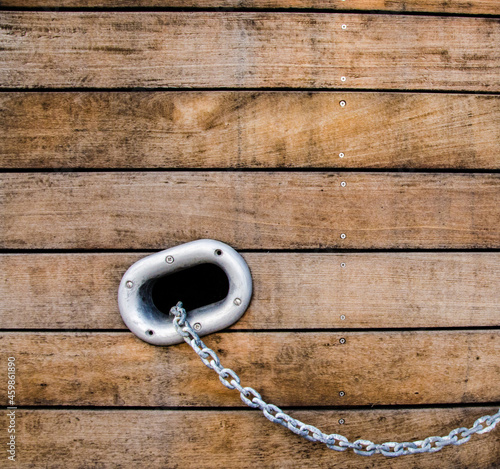Chain and wood