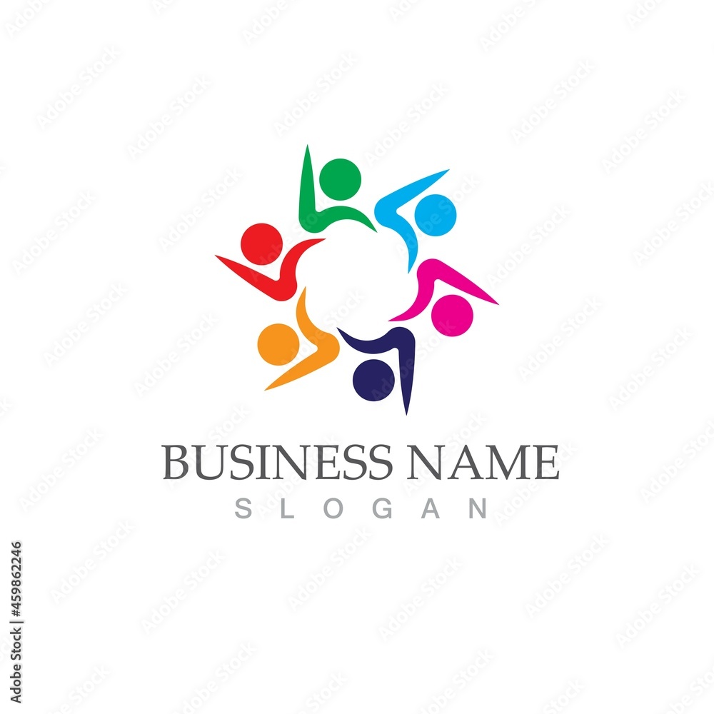 Community, network and social icon Community, network and social icon
