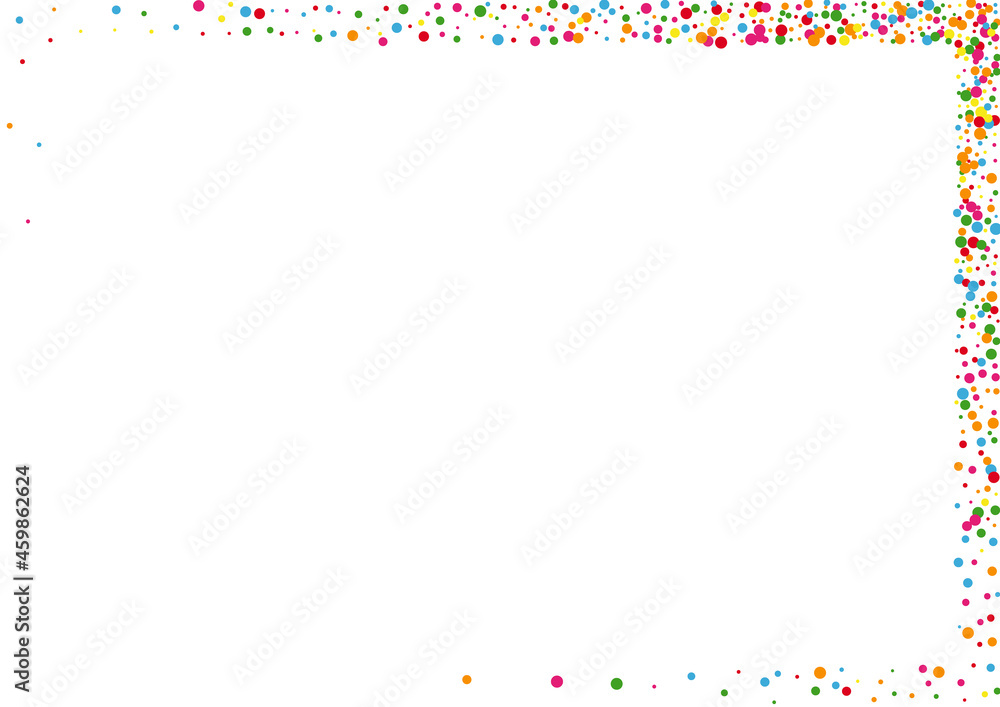 Blue Dot Colour Texture. Circle Streamer Background. Multicolored Explosion Confetti. Orange Bright Round Illustration. Blue Dot Colour Texture. Circle Streamer Background. Multicolored Explosion Confetti. Orange Bright Round Illustration.
