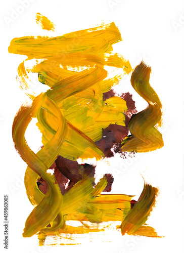 brush abstract paint