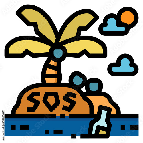sos line icon