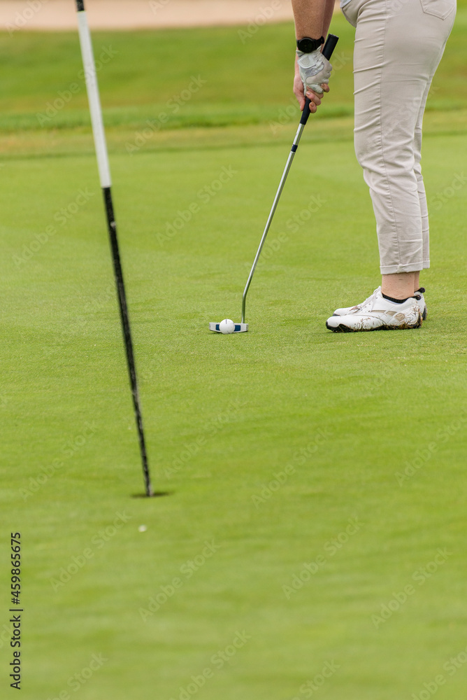 Obraz premium Auf dem Golfplatz