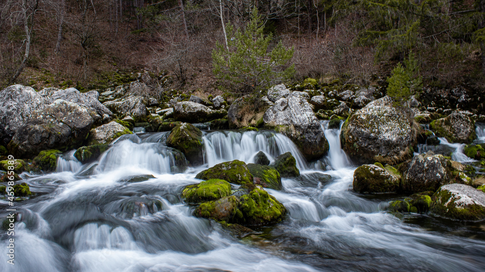 cascades en pose longue