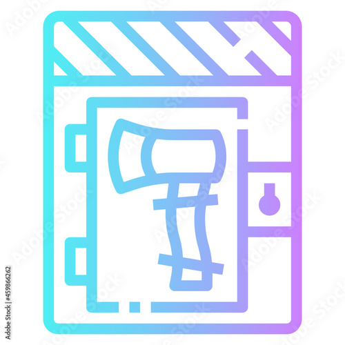 lumberjack line icon