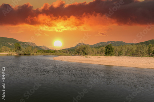 Rhodopes Mountain Range in Southeastern Europe  Bulgaria