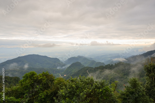 Mon Sone View point at Doi Pha Hom Pok National Park, Angkhang Chiang Mai in the north Thailand, place of most popular tourist attraction © u photostock