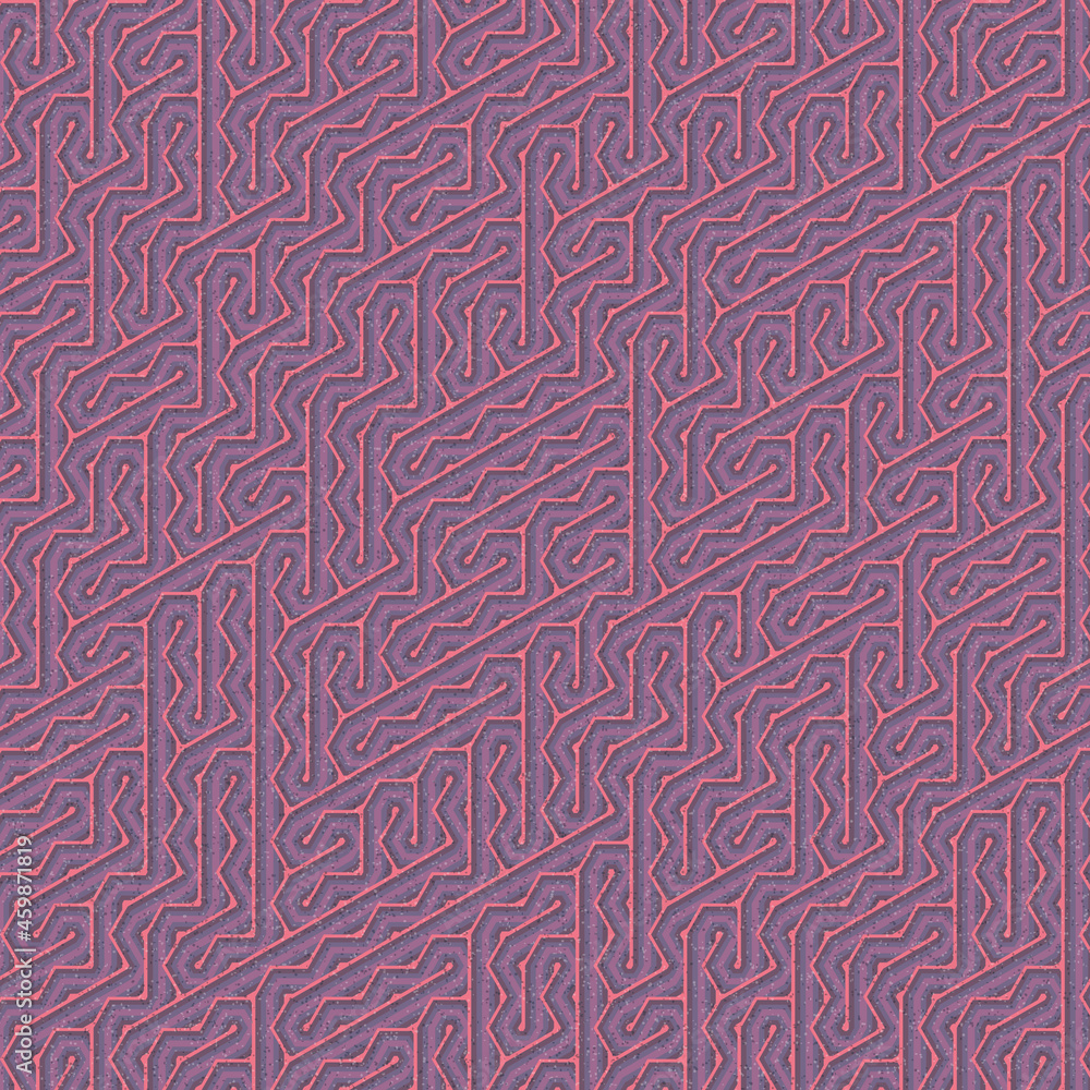 Fototapeta premium Colour Hexagon Tile Connection art background design illustration