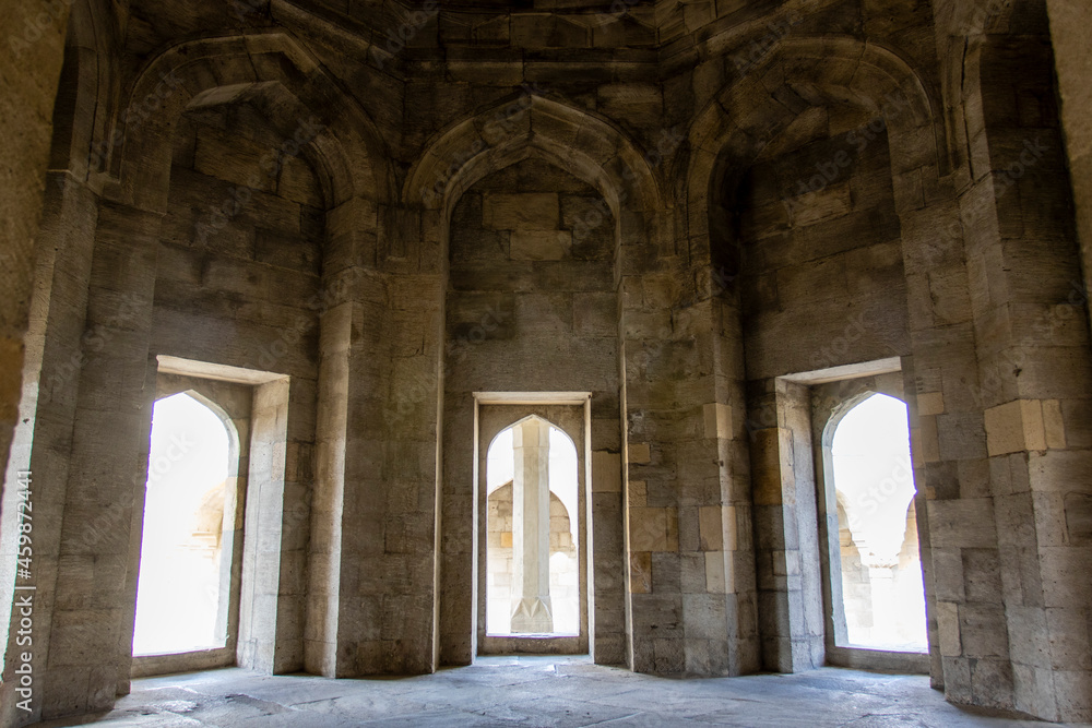 Interior of the tomb at palace of the Shirvanshahs in the old city of Baku, Azerbaijan