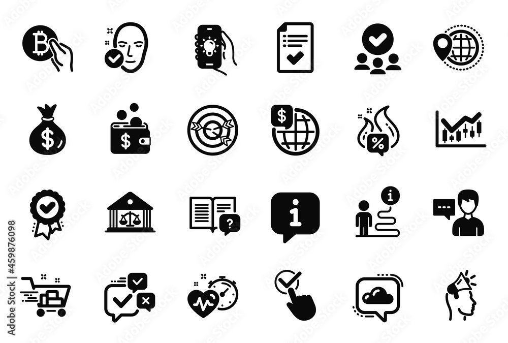 Vector Set of Business icons related to Instruction manual, Checkbox and Shopping cart icons. Approved award, World travel and Targeting signs. Brand ambassador, Financial diagram. Vector Vector Set of Business icons related to Instruction manual, Checkbox and Shopping cart icons. Approved award, World travel and Targeting signs. Brand ambassador, Financial diagram. Vector