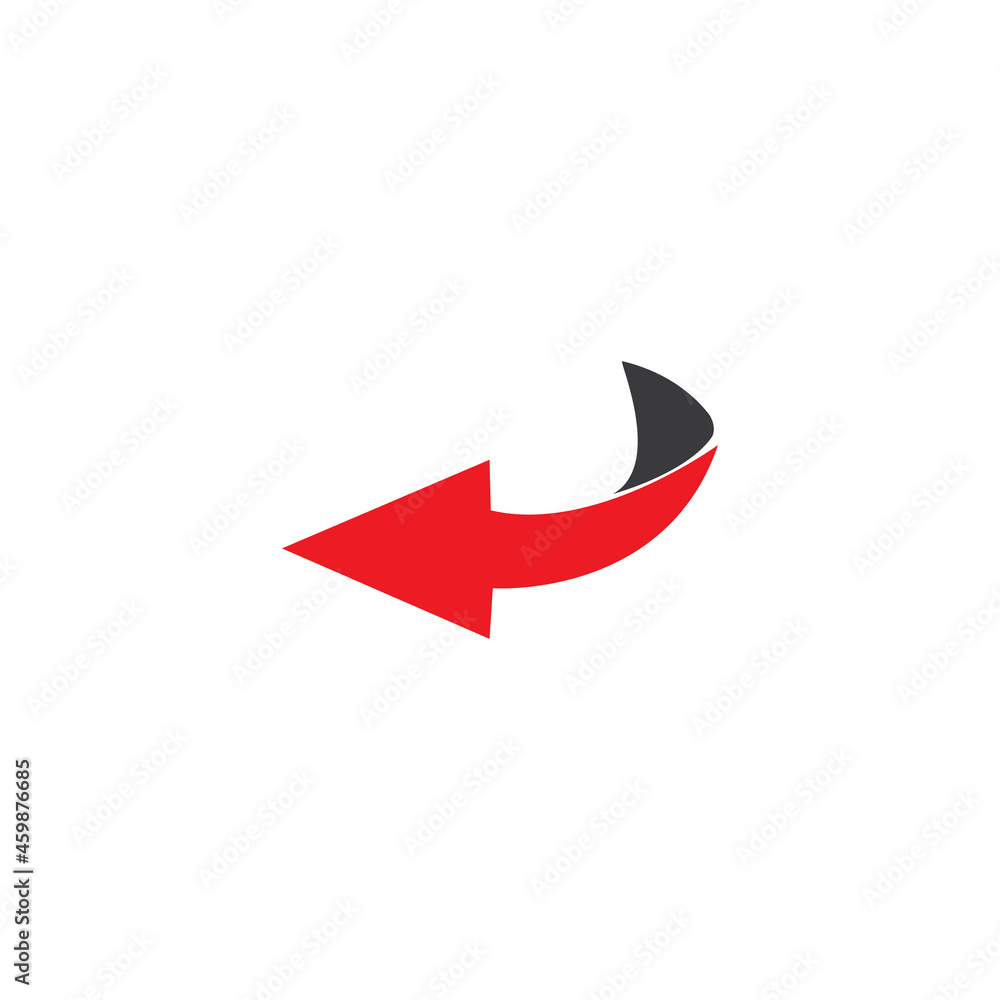 Arrow vector illustration icon Arrow vector illustration icon