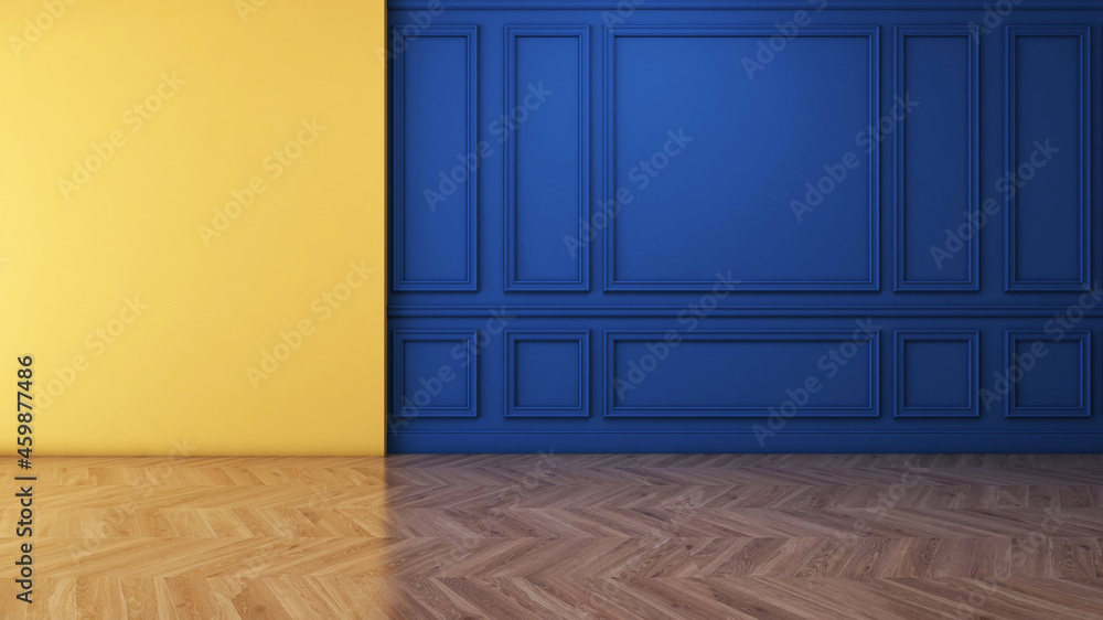 Empty room with Wall Background. 3D illustration, 3D rendering Empty room with Wall Background. 3D illustration, 3D rendering