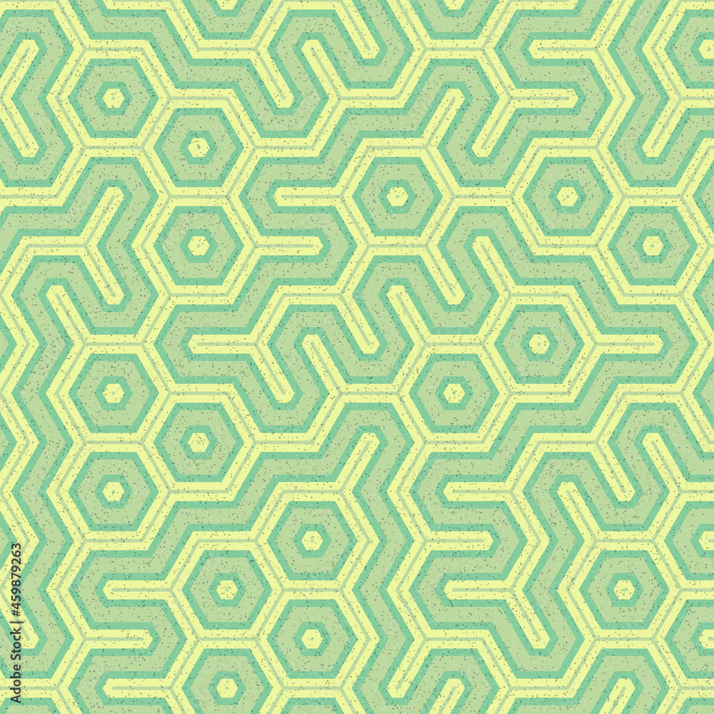 Colour Hexagon Tile Connection art background design illustration Colour Hexagon Tile Connection art background design illustration