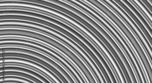 Rounded stripe lines - embossed 3D background illustration