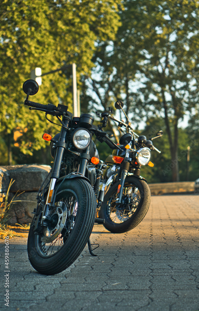 motorcycle on the street