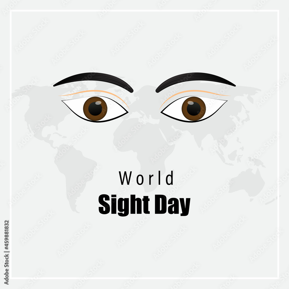 vector illustration for world sight day Stock Vector Adobe Stock