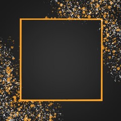 black and gold splash background
