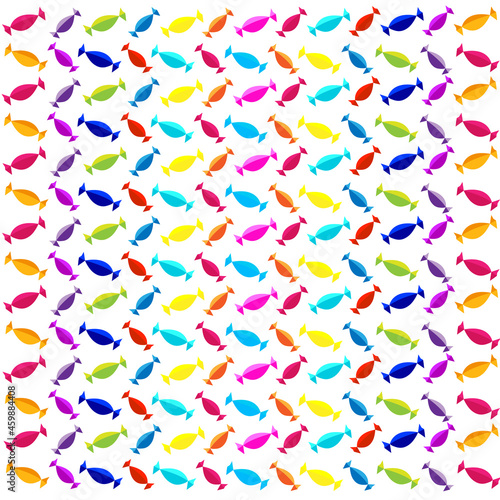 Fondo con caramelos de colores.