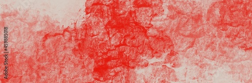 Abstract painting art with red blood grunge texture paint brush for presentation, website background, halloween poster, wall decoration, or t-shirt design.