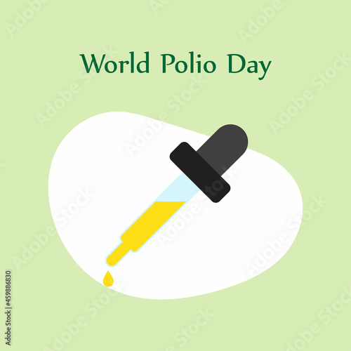 vector illustration for world polio day