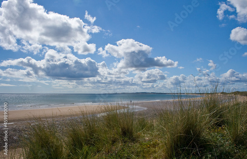 Druridge Bay in Northumberland  UK