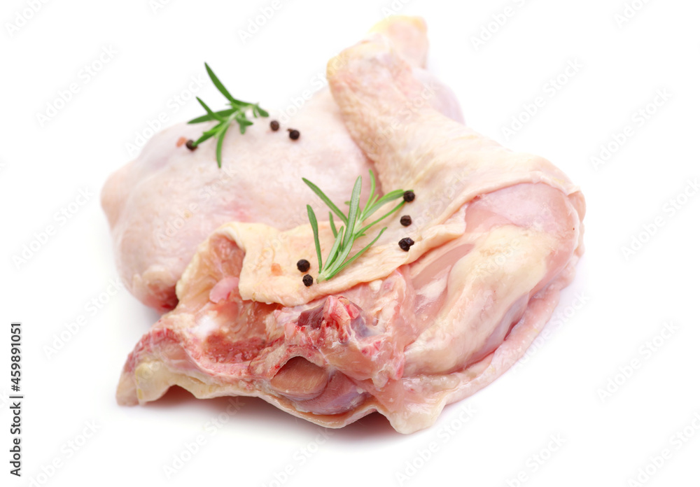 Chicken legs on a white background Chicken legs on a white background