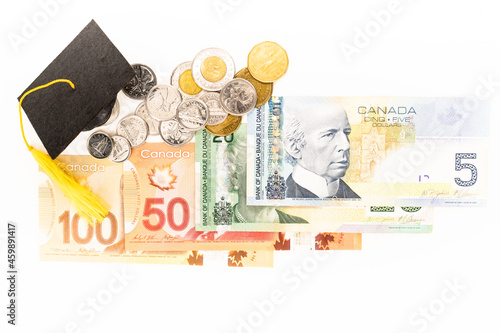 Education cost concept in Canada