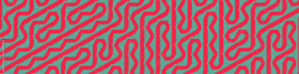 Colour Hexagon Tile Connection art background design illustration