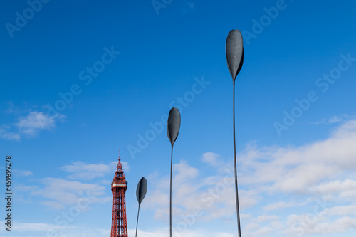 Giant spoon sculptures photo