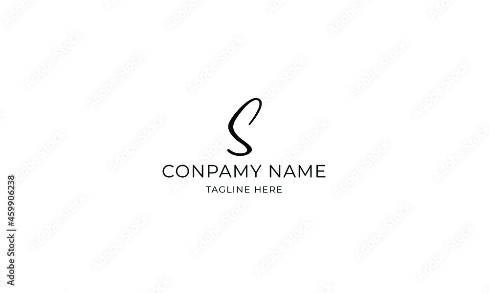 Letter S Signature Logo Vector Letter S Signature Logo Vector