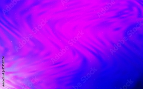 Light Pink, Blue vector texture with milky way stars.