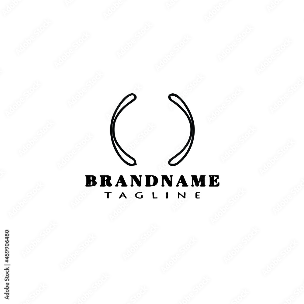 brackets logo cartoon icon design template black isolated vector style brackets logo cartoon icon design template black isolated vector style