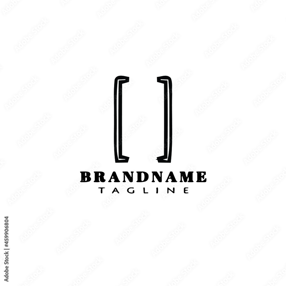 brackets logo cartoon icon design template black isolated creative illustration brackets logo cartoon icon design template black isolated creative illustration