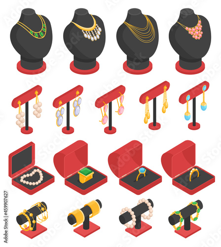 Isometric Jewelry Set