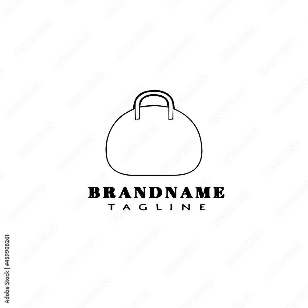 Obraz premium bag logo icon cartoon design template vector