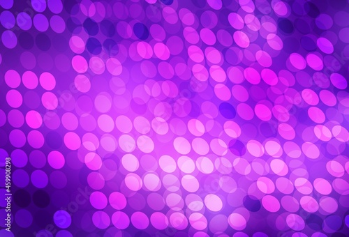 Light Purple, Pink vector texture with disks.