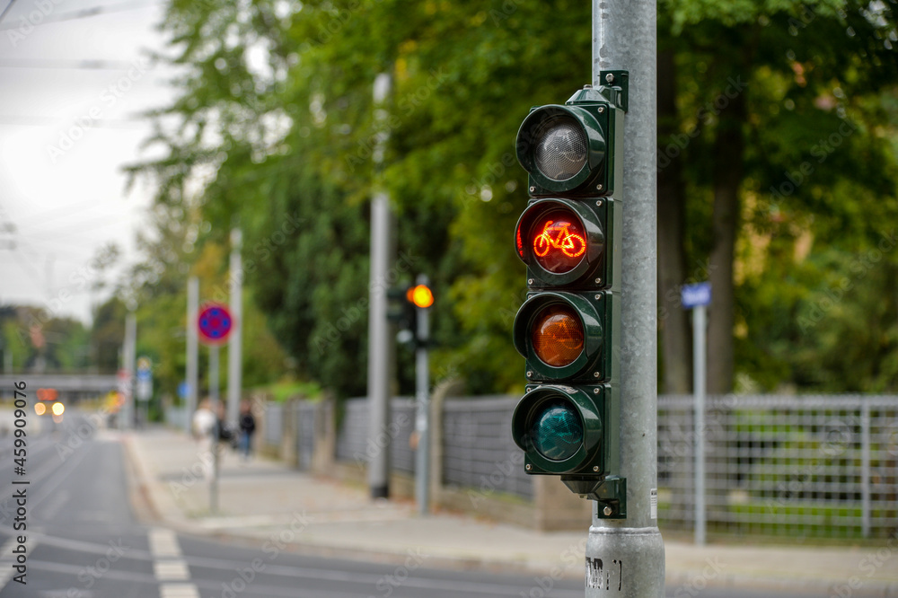 Φωτογραφία Radwege Abbiegespur Ampel radwegenetz popup radweg radfahren fahrrad weg