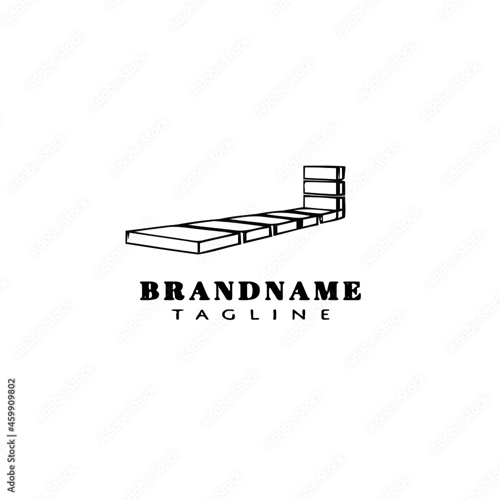 brick layer cartoon logo icon design template black isolated vector brick layer cartoon logo icon design template black isolated vector